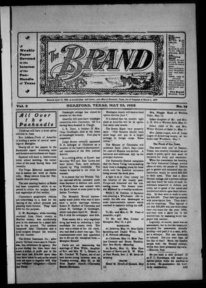 Primary view of object titled 'The Brand (Hereford, Tex.), Vol. 2, No. 14, Ed. 1 Friday, May 23, 1902'.
