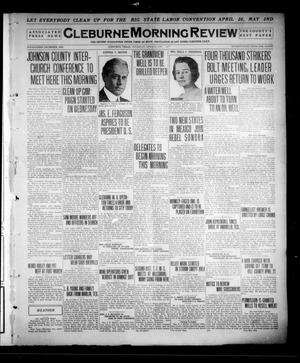 Cleburne Morning Review (Cleburne, Tex.), Ed. 1 Thursday, April 22, 1920