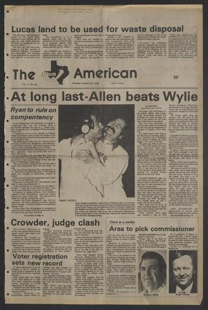The Allen American (Allen, Tex.), Vol. 11, No. 28, Ed. 1 Monday, October 27, 1980
