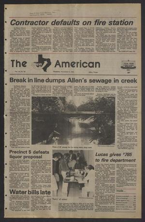Primary view of object titled 'The Allen American (Allen, Tex.), Vol. 12, No. 32, Ed. 1 Thursday, November 5, 1981'.