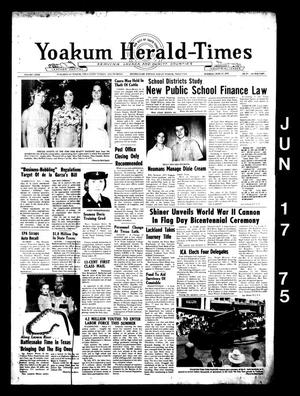 Yoakum Herald-Times (Yoakum, Tex.), Vol. 73, No. 47, Ed. 1 Tuesday, June 17, 1975