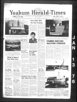 Yoakum Herald-Times (Yoakum, Tex.), Vol. 73, No. 3, Ed. 1 Tuesday, January 13, 1976