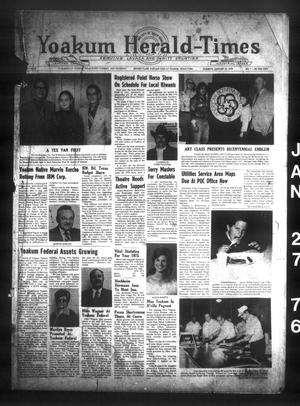 Yoakum Herald-Times (Yoakum, Tex.), Vol. 73, No. 7, Ed. 1 Tuesday, January 27, 1976