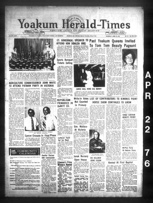Yoakum Herald-Times (Yoakum, Tex.), Vol. 73, No. 32, Ed. 1 Thursday, April 22, 1976