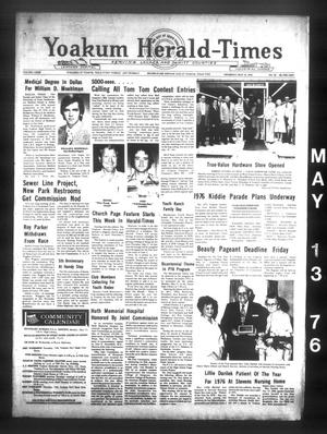 Yoakum Herald-Times (Yoakum, Tex.), Vol. 73, No. 38, Ed. 1 Thursday, May 13, 1976