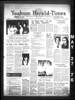 Yoakum Herald-Times (Yoakum, Tex.), Vol. 73, No. 42, Ed. 1 Thursday, May 27, 1976