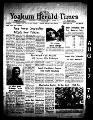 Yoakum Herald-Times (Yoakum, Tex.), Vol. 73, No. 65, Ed. 1 Tuesday, August 17, 1976