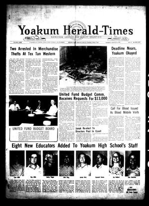 Yoakum Herald-Times (Yoakum, Tex.), Vol. 73, No. 67, Ed. 1 Tuesday, August 24, 1976