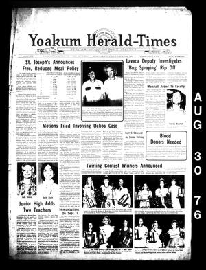Yoakum Herald-Times (Yoakum, Tex.), Vol. 73, No. 69, Ed. 1 Tuesday, August 31, 1976