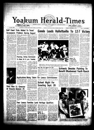 Yoakum Herald-Times (Yoakum, Tex.), Vol. 73, No. 72, Ed. 1 Tuesday, September 14, 1976