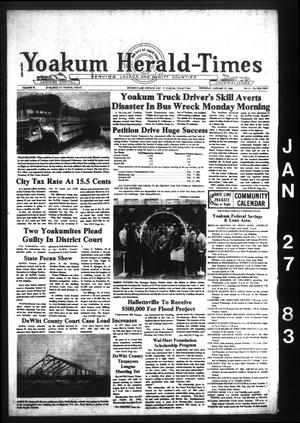 Yoakum Herald-Times (Yoakum, Tex.), Vol. 91, No. 8, Ed. 1 Thursday, January 27, 1983