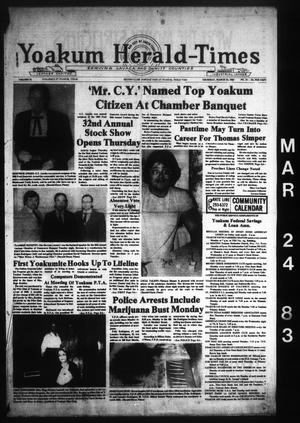 Yoakum Herald-Times (Yoakum, Tex.), Vol. 91, No. 24, Ed. 1 Thursday, March 24, 1983