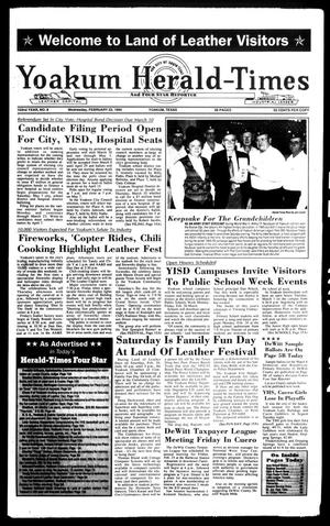 Primary view of object titled 'Yoakum Herald-Times and Four Star Reporter (Yoakum, Tex.), Vol. 102, No. 8, Ed. 1 Wednesday, February 23, 1994'.