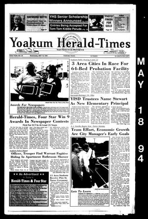 Yoakum Herald-Times and Four Star Reporter (Yoakum, Tex.), Vol. 102, No. 20, Ed. 1 Wednesday, May 18, 1994