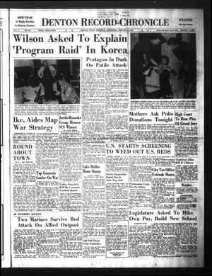 Denton Record-Chronicle (Denton, Tex.), Vol. 50, No. 144, Ed. 1 Thursday, January 29, 1953