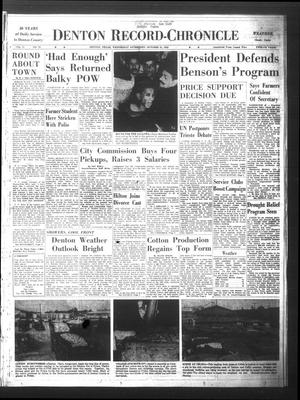 Denton Record-Chronicle (Denton, Tex.), Vol. 51, No. 70, Ed. 1 Wednesday, October 21, 1953