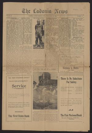 The Ladonia News (Ladonia, Tex.), Vol. 44, No. 31, Ed. 1 Friday, July 10, 1925