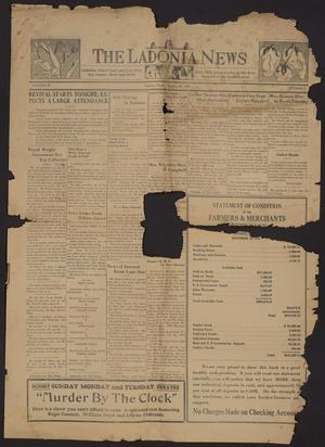 Primary view of object titled 'The Ladonia News (Ladonia, Tex.), Vol. 52, No. 3, Ed. 1 Friday, January 29, 1932'.
