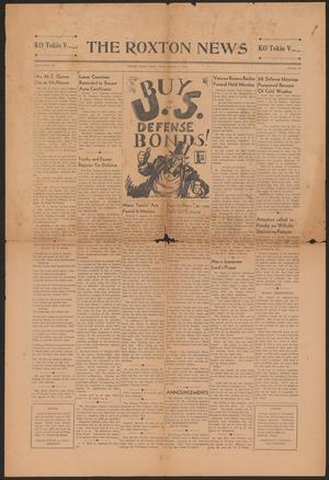 Primary view of object titled 'The Roxton News (Roxton, Tex.), Vol. 33, No. 33, Ed. 1 Friday, January 9, 1942'.