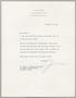 Primary view of [Letter from James W. Bergford to Harris L. Kempner, November 29, 1965]
