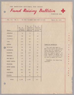 Primary view of object titled 'Fund Raising Bulletin, Volume 3, Number 9, March 18, 1949'.