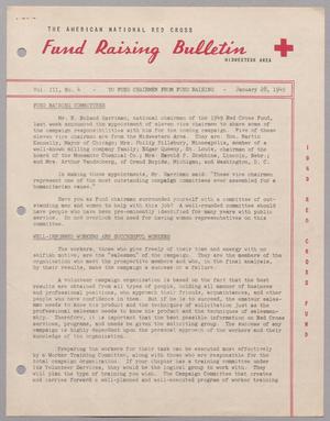 Primary view of object titled 'Fund Raising Bulletin, Volume 3, Number 4, January 28, 1949'.