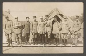 [French Officers at Camp MacArthur]