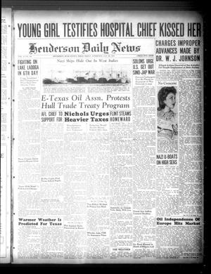 Henderson Daily News (Henderson, Tex.), Vol. 9, No. 268, Ed. 1 Friday, January 26, 1940