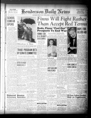 Henderson Daily News (Henderson, Tex.), Vol. 9, No. 304, Ed. 1 Friday, March 8, 1940