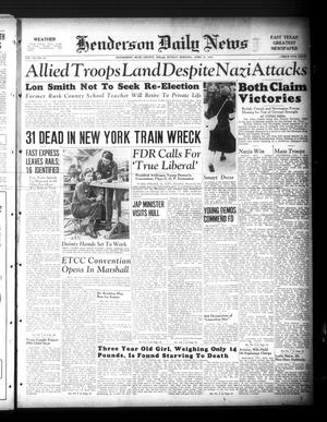 Henderson Daily News (Henderson, Tex.), Vol. 10, No. 28, Ed. 1 Sunday, April 21, 1940