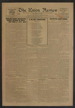 The Union Review (Galveston, Tex.), Vol. 7, No. 24, Ed. 1 Friday, October 23, 1925