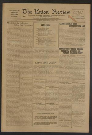 The Union Review (Galveston, Tex.), Vol. 10, No. 14, Ed. 1 Friday, August 17, 1928