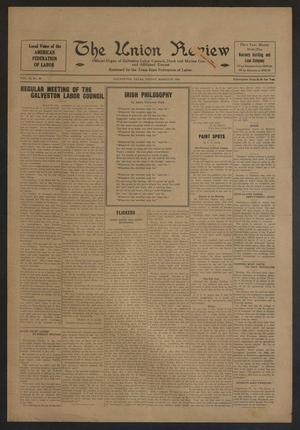 The Union Review (Galveston, Tex.), Vol. 12, No. 46, Ed. 1 Friday, March 27, 1931