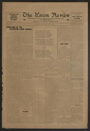 Primary view of object titled 'The Union Review (Galveston, Tex.), Vol. 13, No. 13, Ed. 1 Friday, August 7, 1931'.