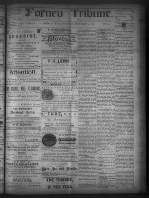 Primary view of object titled 'Forney Tribune. (Forney, Tex.), Vol. 1, No. 29, Ed. 1 Tuesday, December 31, 1889'.