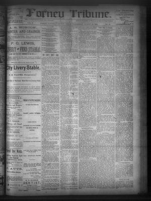 Forney Tribune. (Forney, Tex.), Vol. 2, No. 10, Ed. 1 Wednesday, August 20, 1890