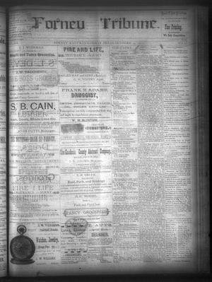 Primary view of object titled 'Forney Tribune. (Forney, Tex.), Vol. 3, No. 17, Ed. 1 Wednesday, October 14, 1891'.
