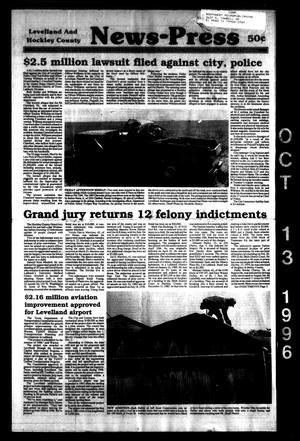 Primary view of object titled 'Levelland and Hockley County News-Press (Levelland, Tex.), Vol. 18, No. 57, Ed. 1 Sunday, October 13, 1996'.