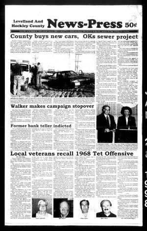 Primary view of object titled 'Levelland and Hockley County News-Press (Levelland, Tex.), Vol. 19, No. 88, Ed. 1 Wednesday, January 28, 1998'.