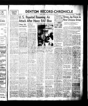 Denton Record-Chronicle (Denton, Tex.), Vol. 41, No. 215, Ed. 1 Friday, April 21, 1944