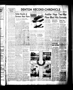 Denton Record-Chronicle (Denton, Tex.), Vol. 41, No. 248, Ed. 1 Tuesday, May 30, 1944