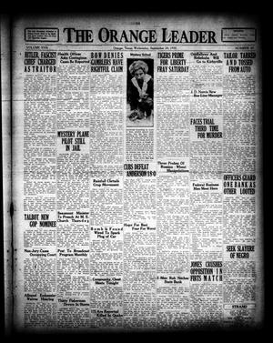 Primary view of object titled 'The Orange Leader (Orange, Tex.), Vol. 17, No. 49, Ed. 1 Wednesday, September 24, 1930'.