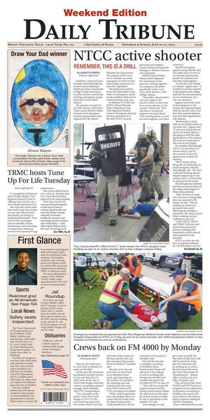 Daily Tribune (Mount Pleasant, Tex.), Vol. 141, No. 101, Ed. 1 Sunday, June 21, 2015