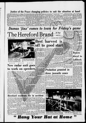 The Hereford Brand (Hereford, Tex.), Vol. 70, No. 41, Ed. 1 Thursday, October 14, 1971