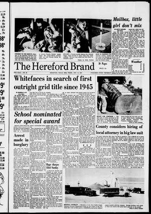 The Hereford Brand (Hereford, Tex.), Vol. 70, No. 45, Ed. 1 Thursday, November 11, 1971