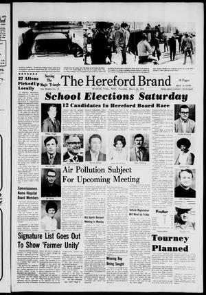 The Hereford Brand (Hereford, Tex.), Vol. 71, No. 13, Ed. 1 Thursday, March 30, 1972