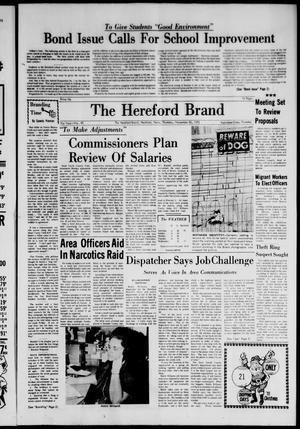 Primary view of object titled 'The Hereford Brand (Hereford, Tex.), Vol. 71, No. 48, Ed. 1 Thursday, November 30, 1972'.