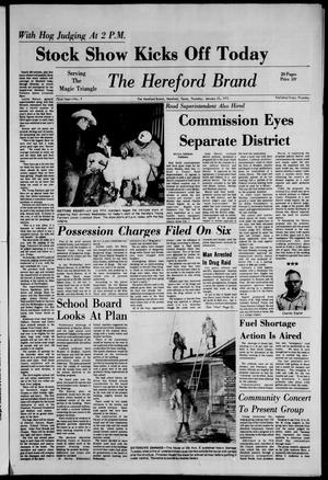 The Hereford Brand (Hereford, Tex.), Vol. 72, No. 4, Ed. 1 Thursday, January 25, 1973