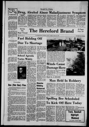 The Hereford Brand (Hereford, Tex.), Vol. 72, No. 11, Ed. 1 Thursday, March 15, 1973