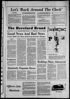 The Hereford Brand (Hereford, Tex.), Vol. 72, No. 28, Ed. 1 Thursday, July 12, 1973